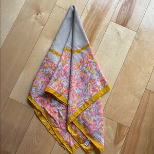 Vintage Made in Italy 100% Silk Square Scarf - Christian Bernard